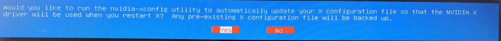 Update x-server configuration